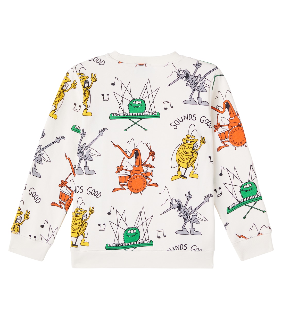 Printed cotton jersey sweatshirt | Stella McCartney Kids