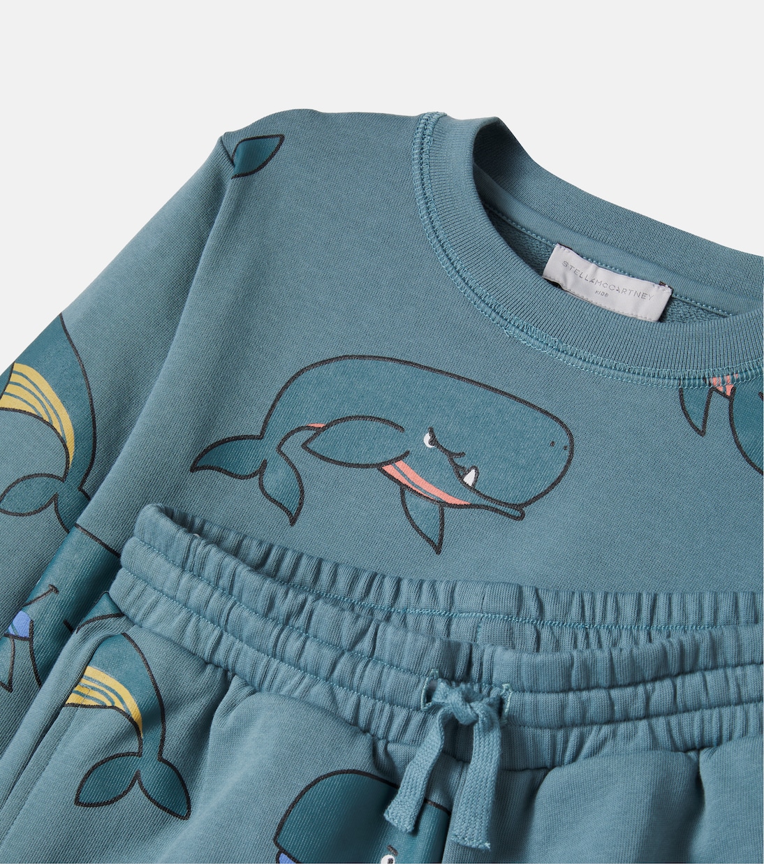 Printed cotton sweatshirt and shorts set | Stella McCartney Kids
