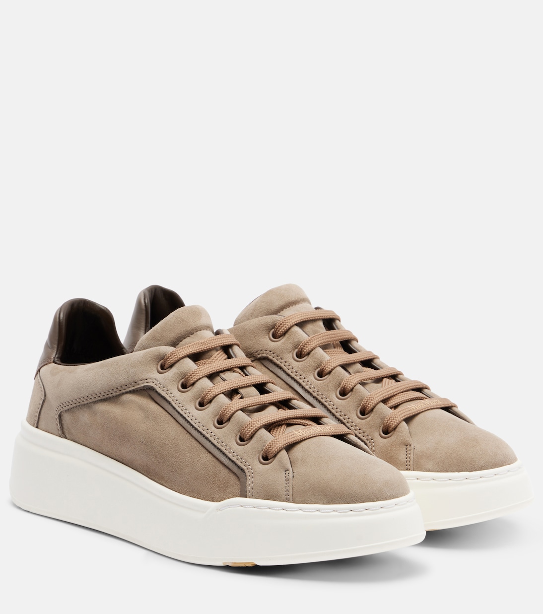 Suede platform sneakers | Max Mara