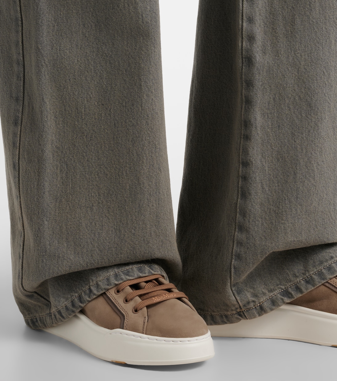 Suede platform sneakers | Max Mara