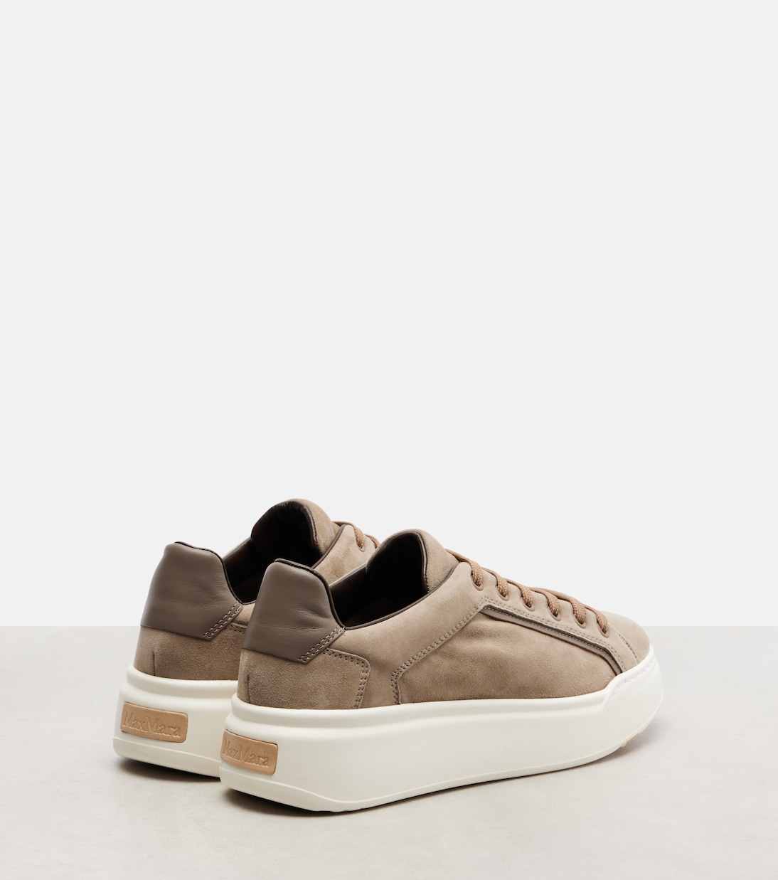 Suede platform sneakers | Max Mara