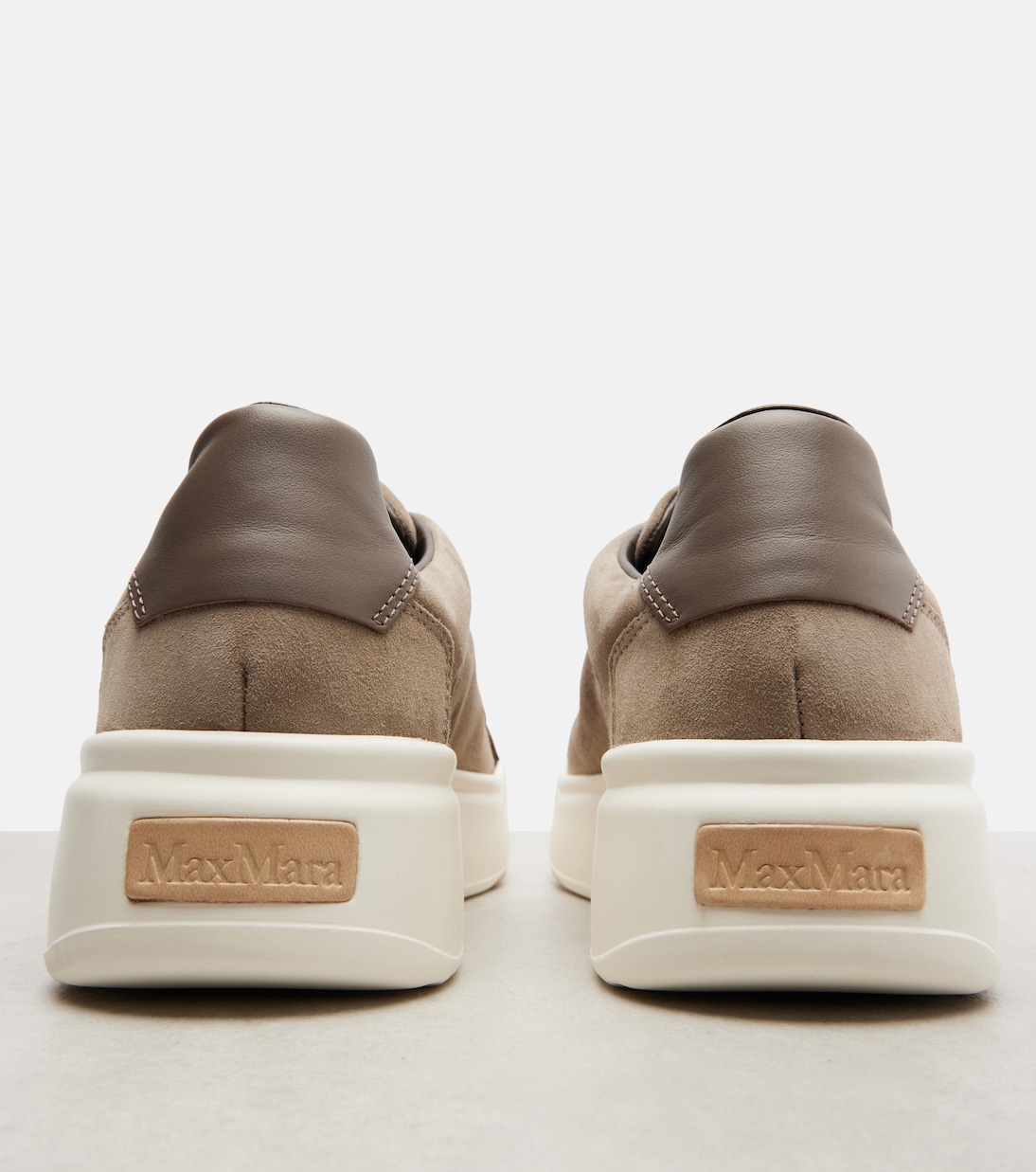Suede platform sneakers | Max Mara