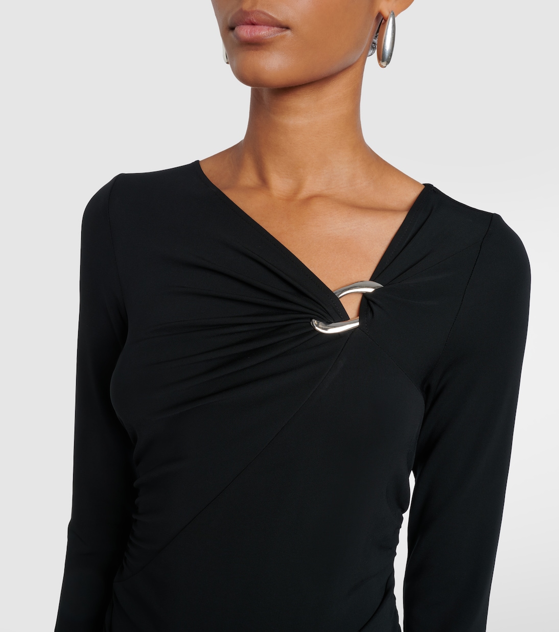 Viela gathered jersey maxi dress | Veronica Beard