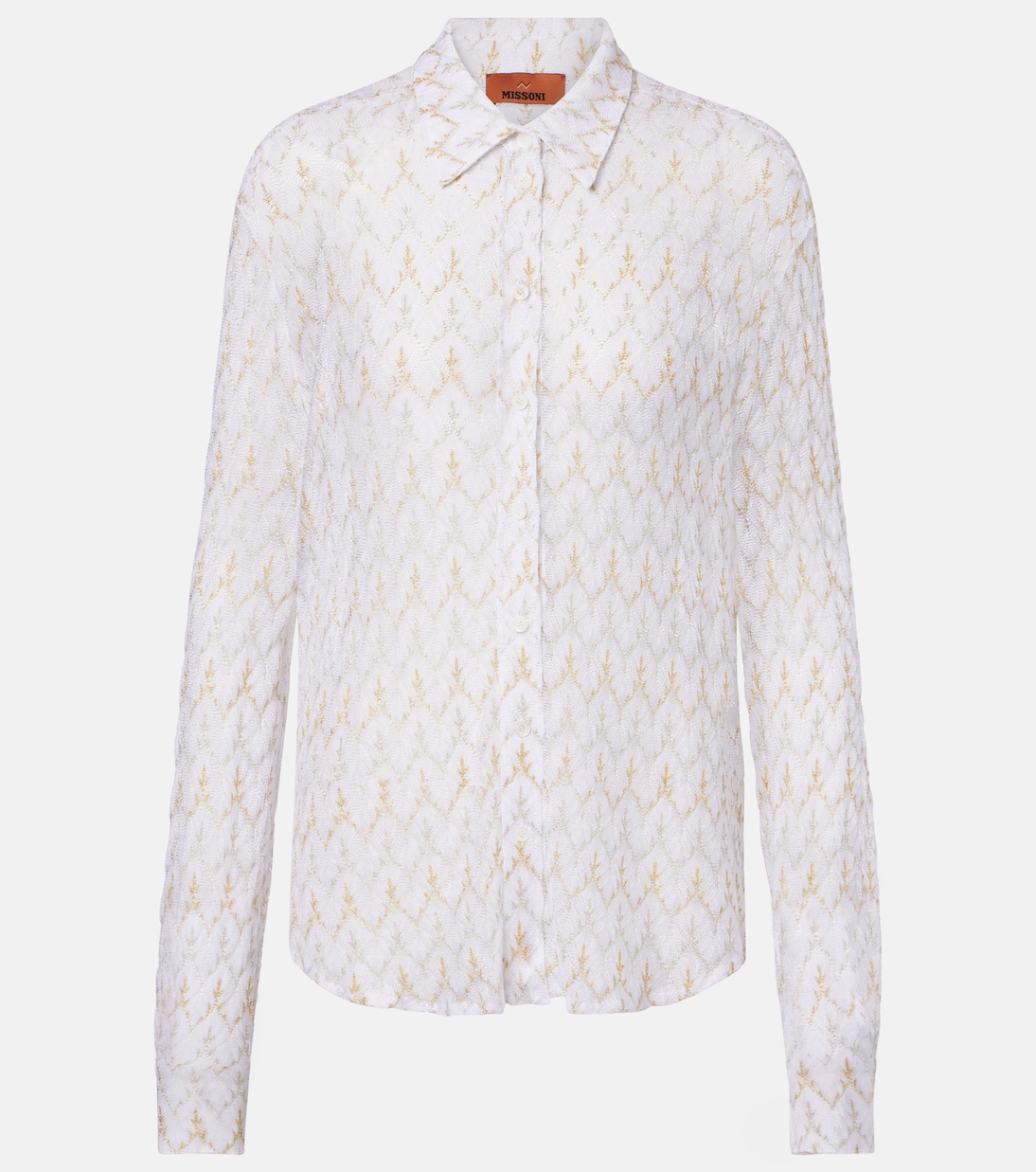 Open-knit lamé shirt | Missoni