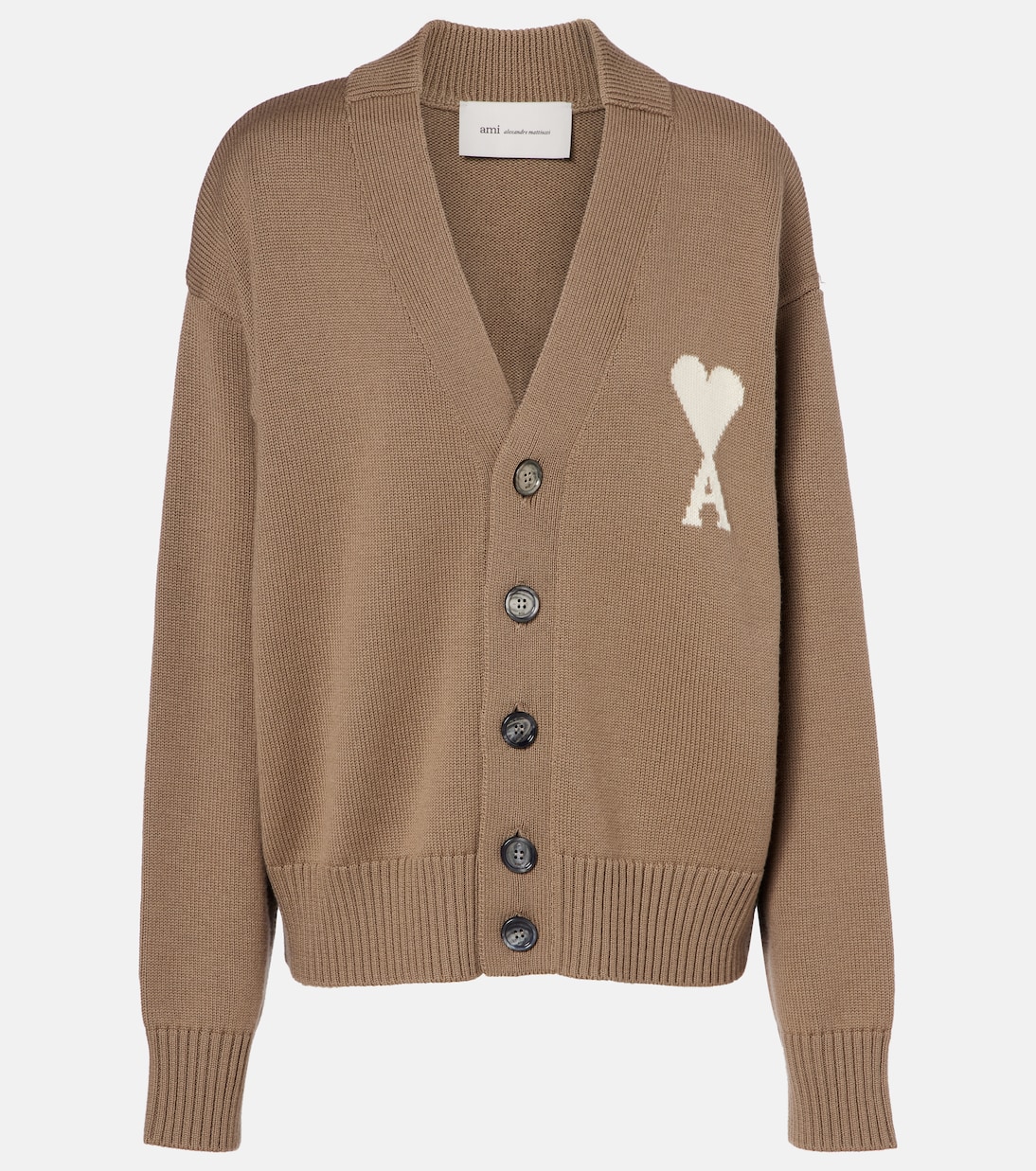 Ami de Cœur wool and cotton cardigan | Ami Paris