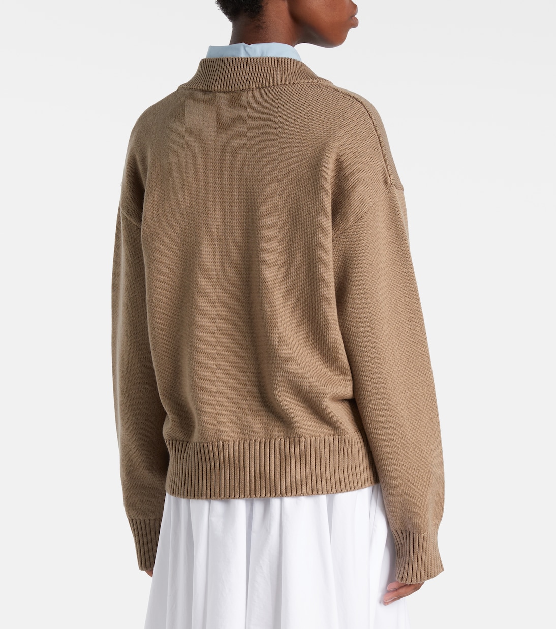 Ami de Cœur wool and cotton cardigan | Ami Paris