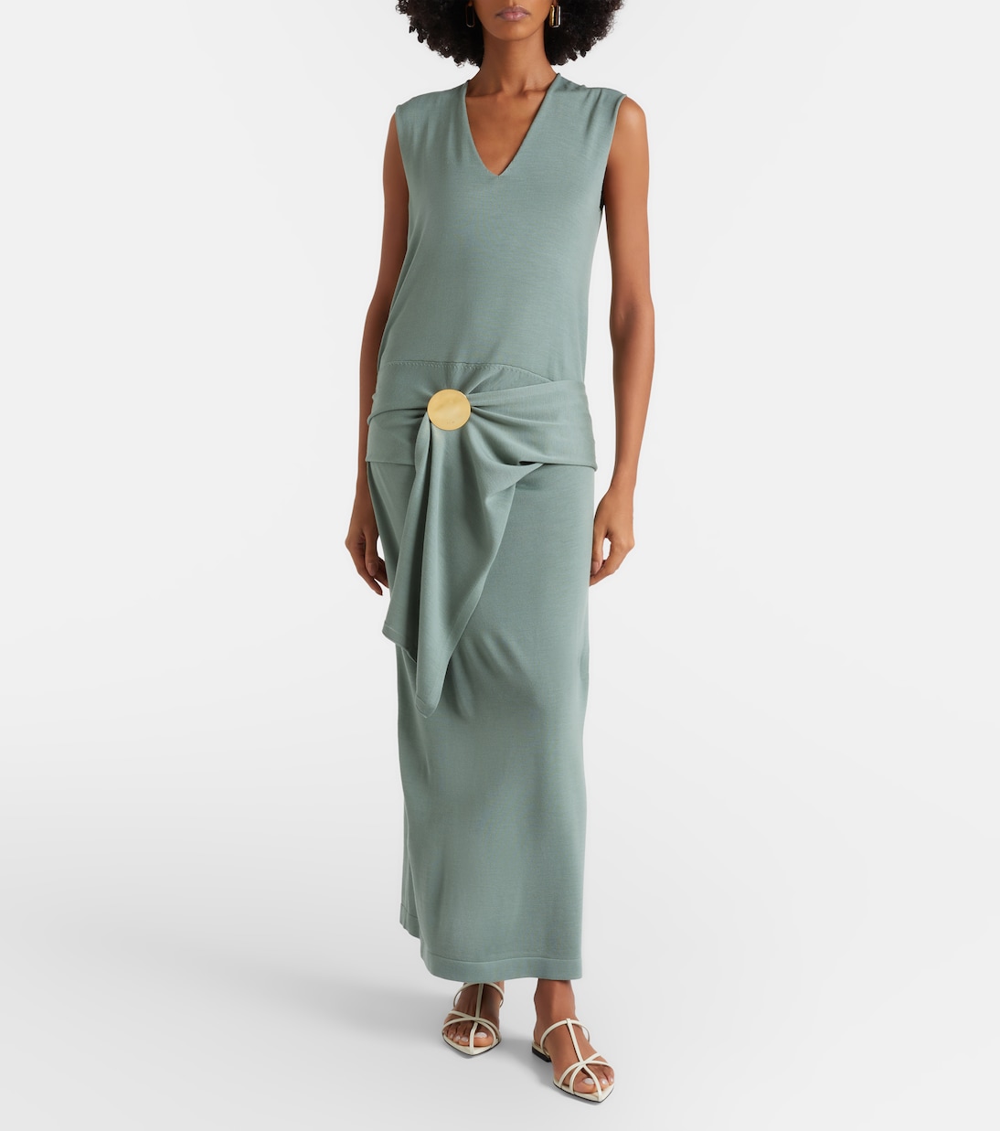 Cage leather sandals | Jil Sander