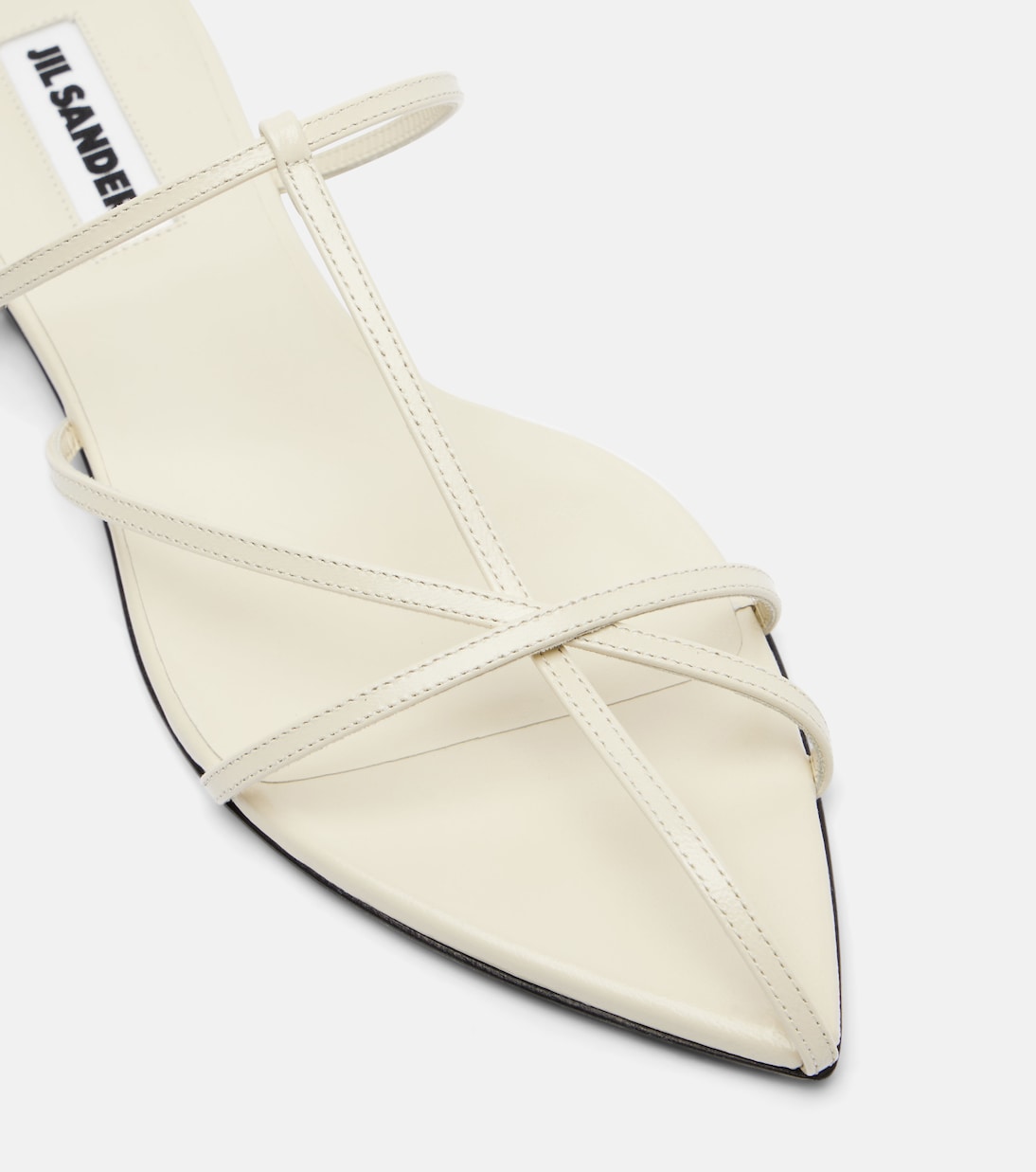 Cage leather sandals | Jil Sander