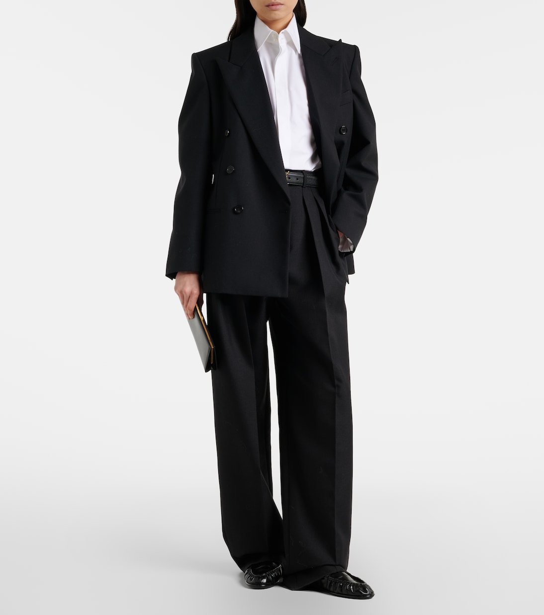 Leather ballet flats | Saint Laurent