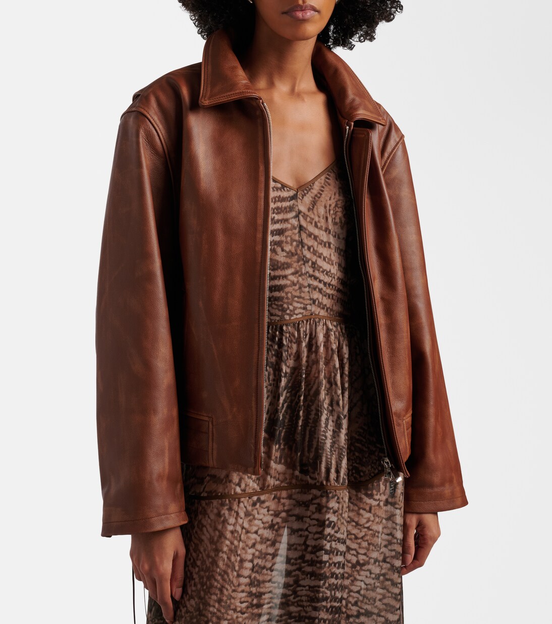 Leather jacket | Jacques Wei