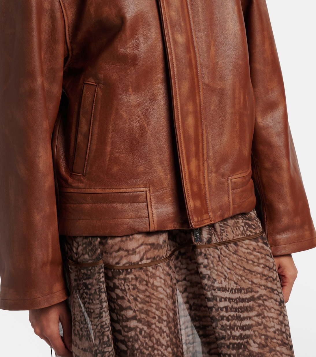 Leather jacket | Jacques Wei