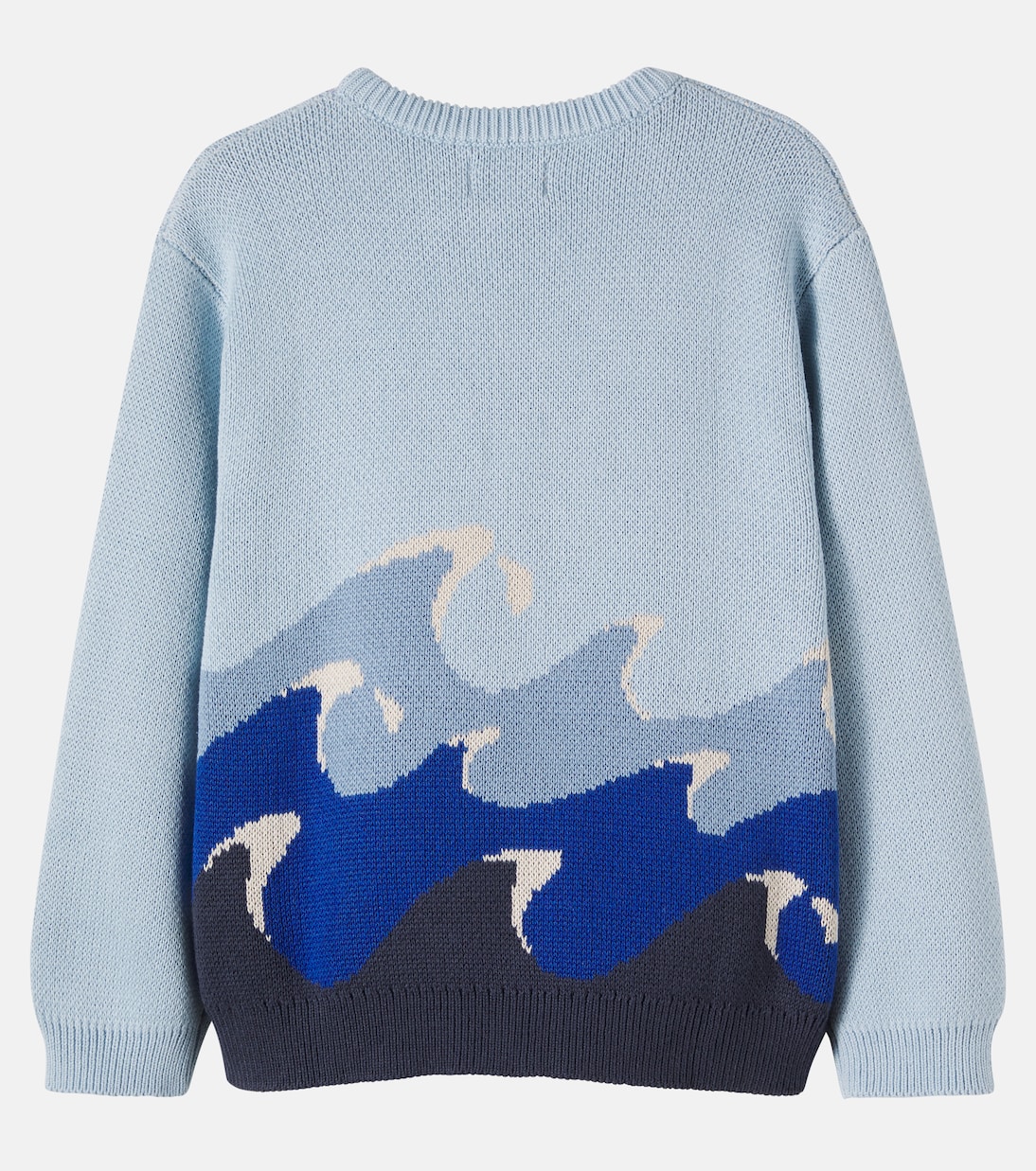 Knud jacquard sweater | Wheat