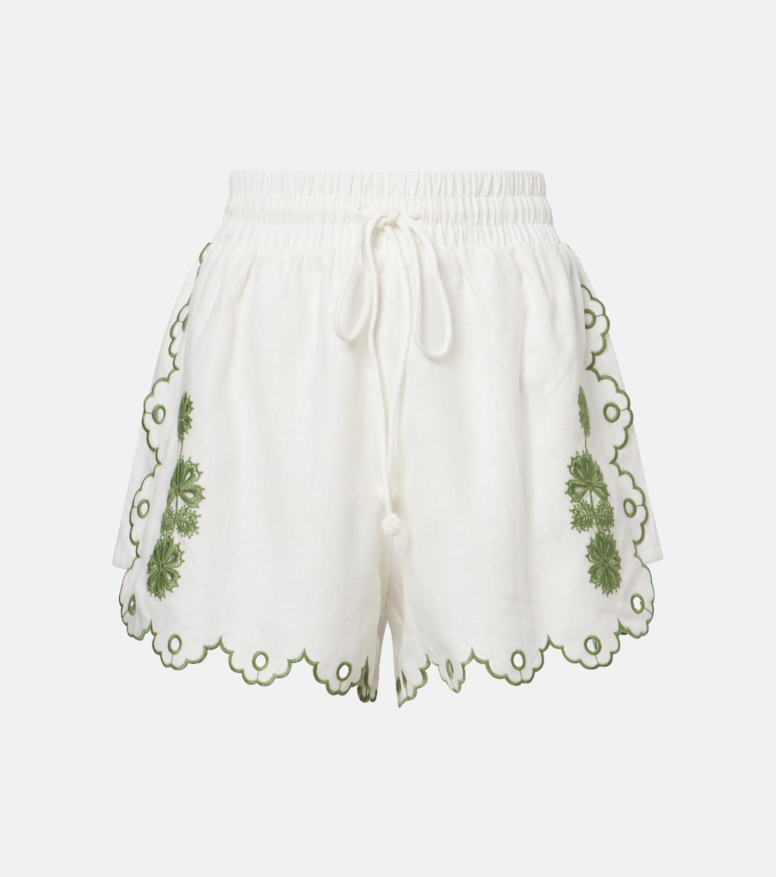 Broderie anglaise linen shorts | Farm Rio