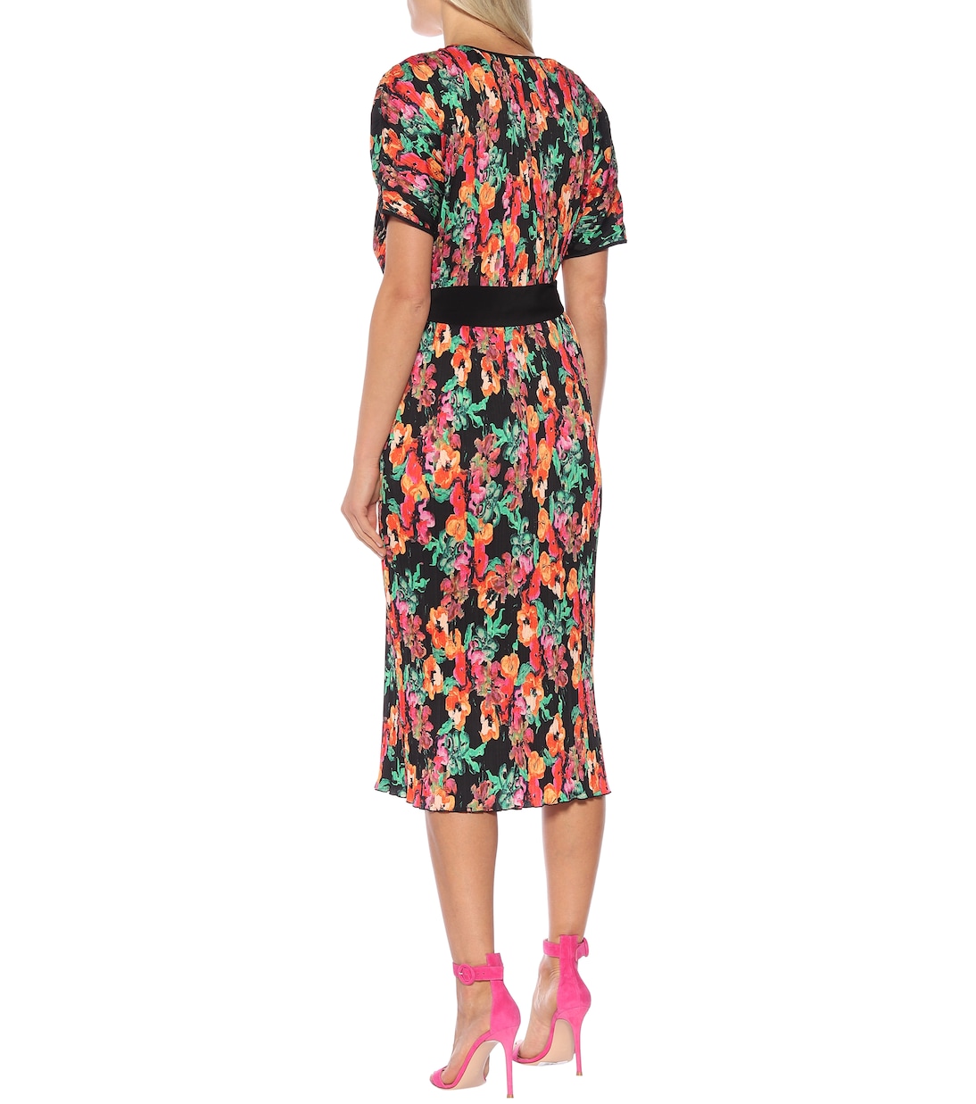 Abito plissé Autumn a stampa floreale | Diane von Furstenberg