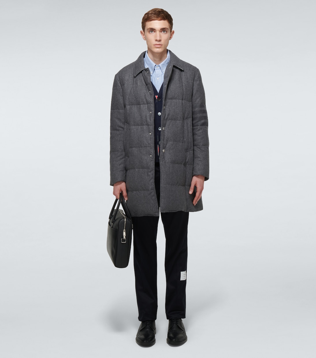 Cardigan 4-bar en laine | Thom Browne