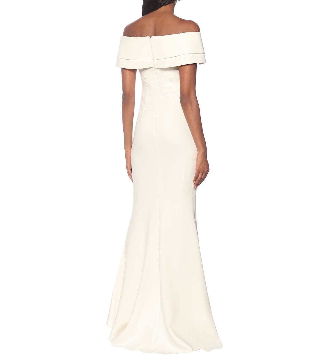 Bridal - Abito lungo Madison in crêpe | Safiyaa