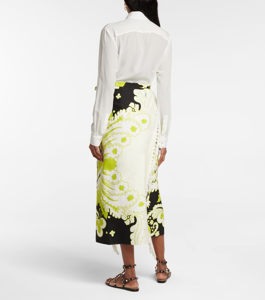 Valentino pareo de sarga de algodón | Valentino