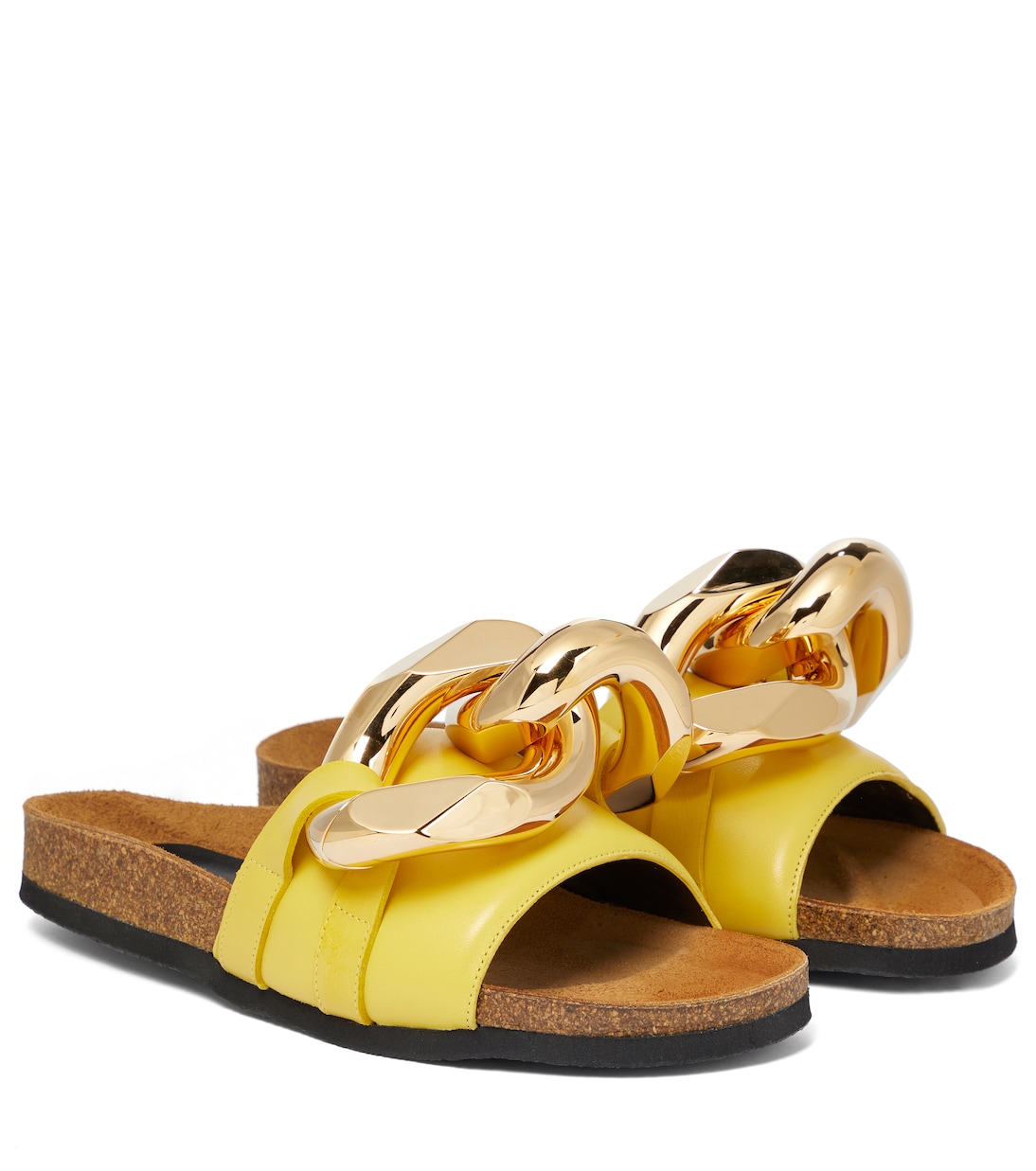 Embellished leather slides | JW Anderson