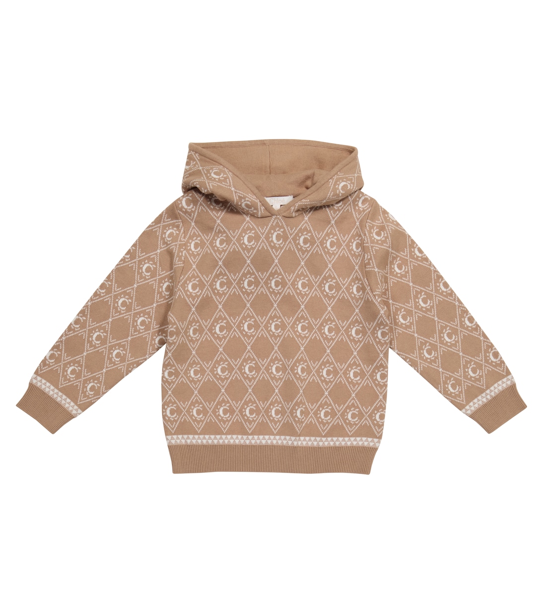 Hoodie aus Baumwolle und Wolle | Chloé Kids
