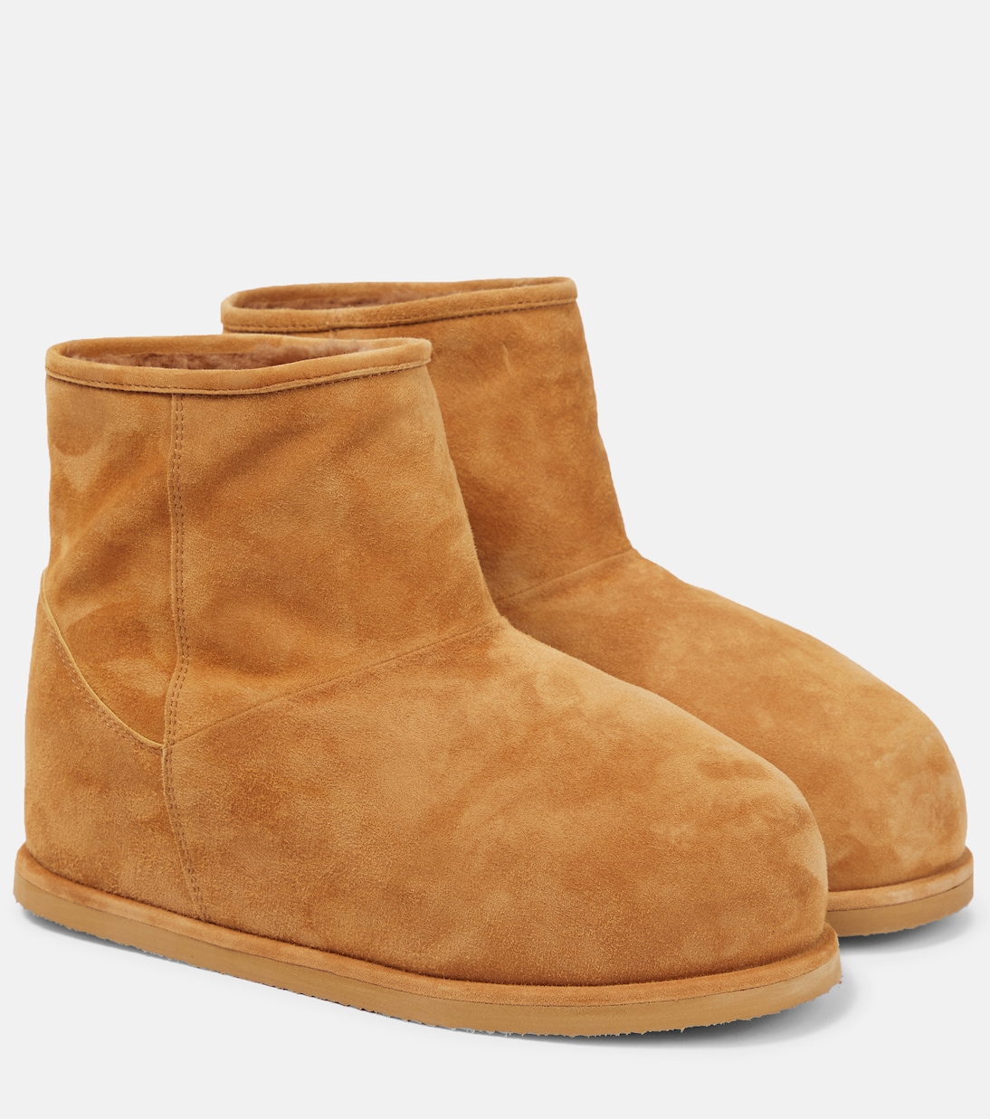 Ankle Boots Heidi aus Veloursleder | Amina Muaddi