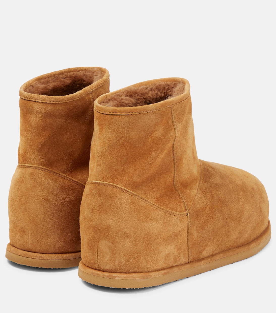 Ankle Boots Heidi aus Veloursleder | Amina Muaddi