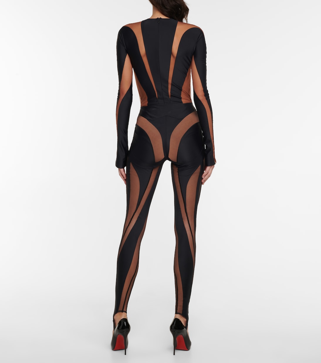 Paneled bodysuit | Mugler