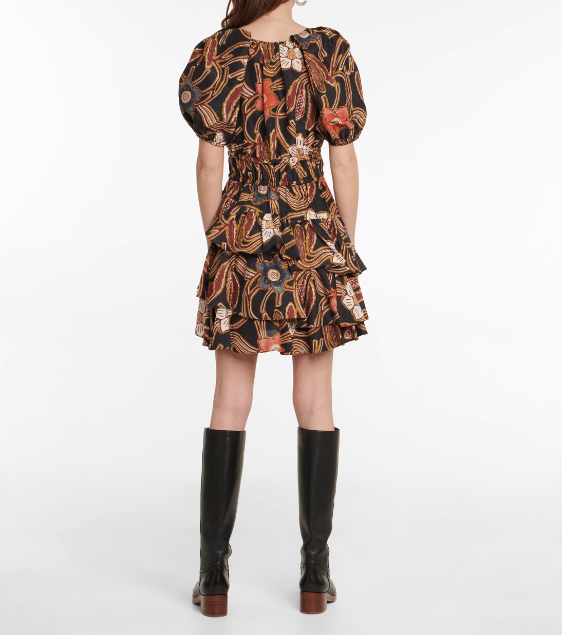 Bedrucktes Minikleid Farah aus Seide | Ulla Johnson