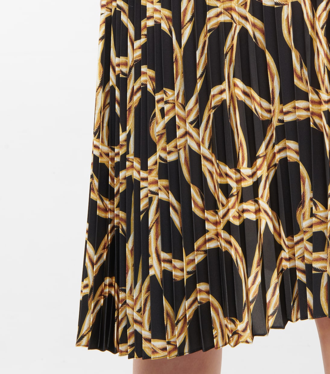 Falda midi plisada estampada | Vetements