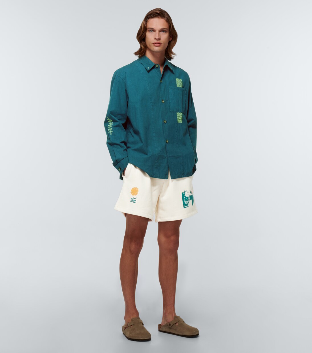 Shorts de algodón estampados | Adish