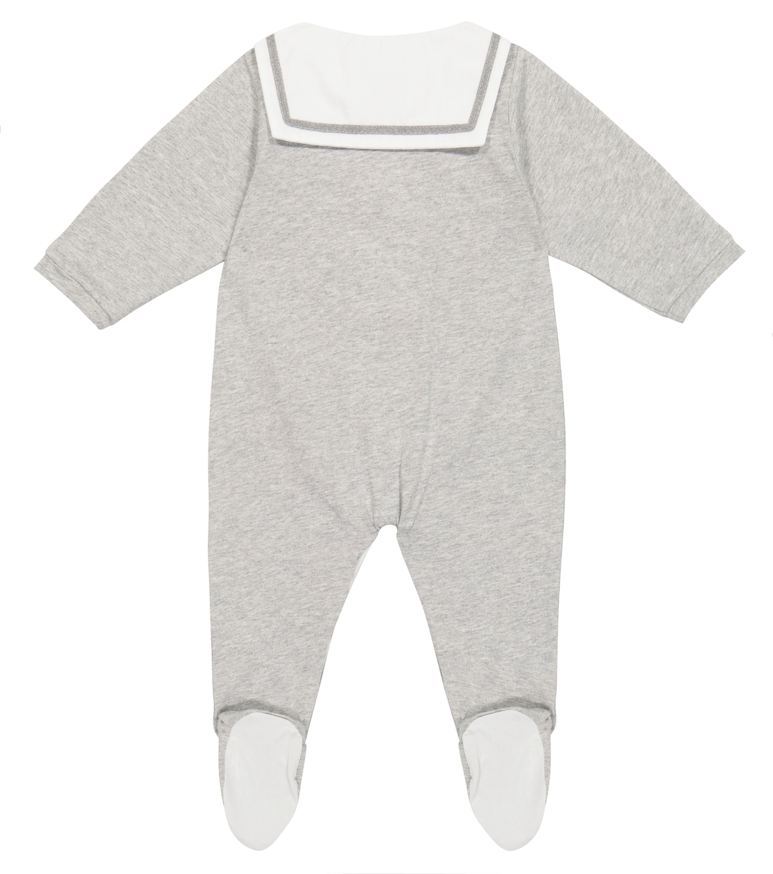 Baby - Tutina in jersey di cotone con logo | Tartine et Chocolat