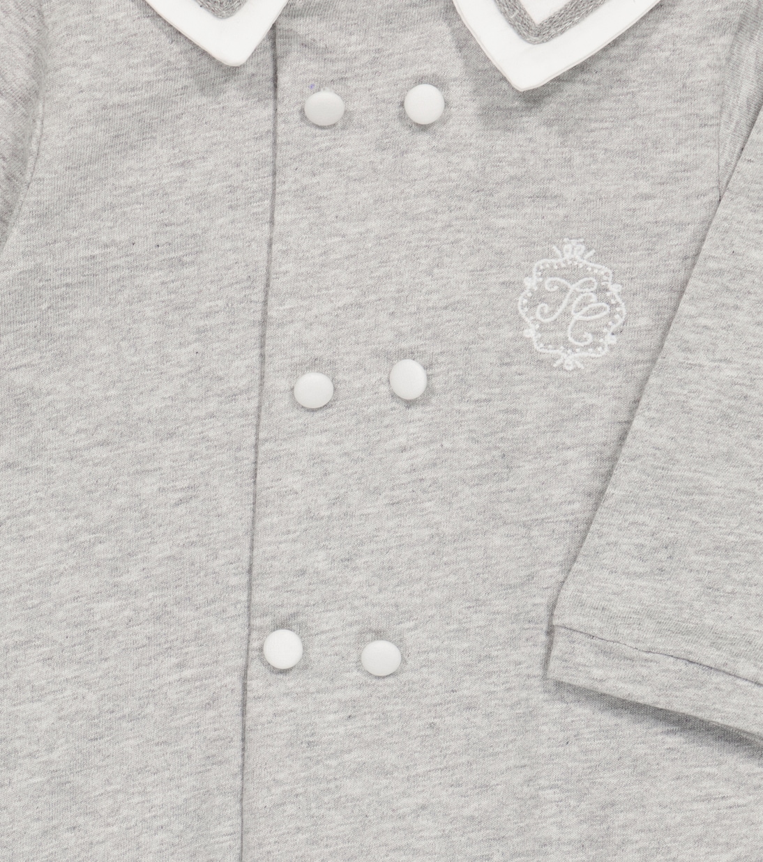 Baby - Tutina in jersey di cotone con logo | Tartine et Chocolat
