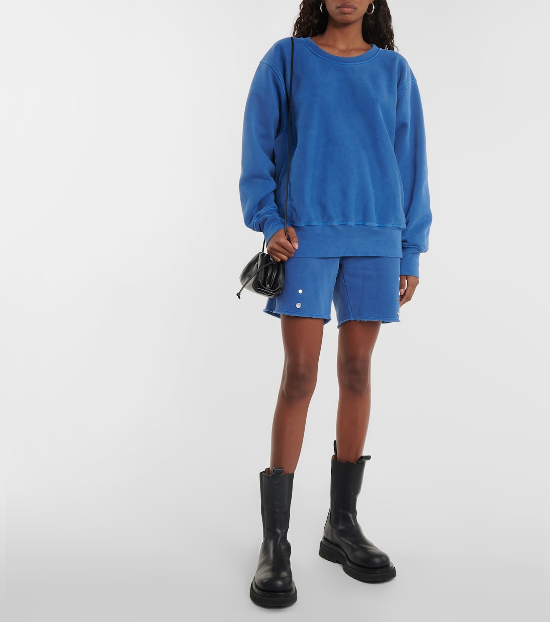 Shorts Snap Front in cotone | Les Tien