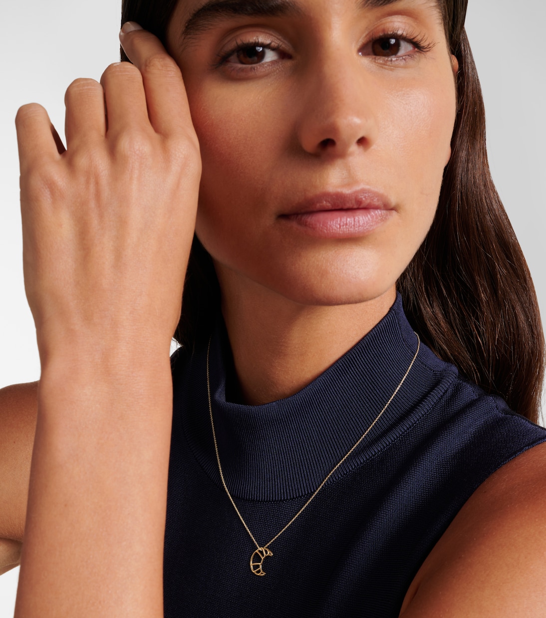 Collier Croissant en or 9 ct | Aliita