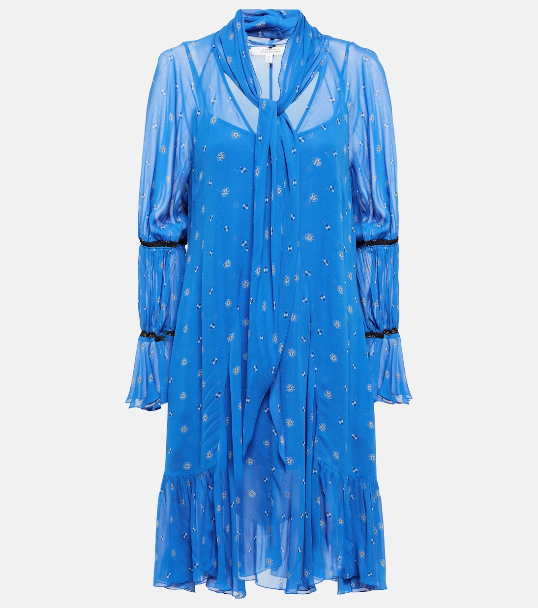 Minikleid Something Blue aus Georgette | Dorothee Schumacher