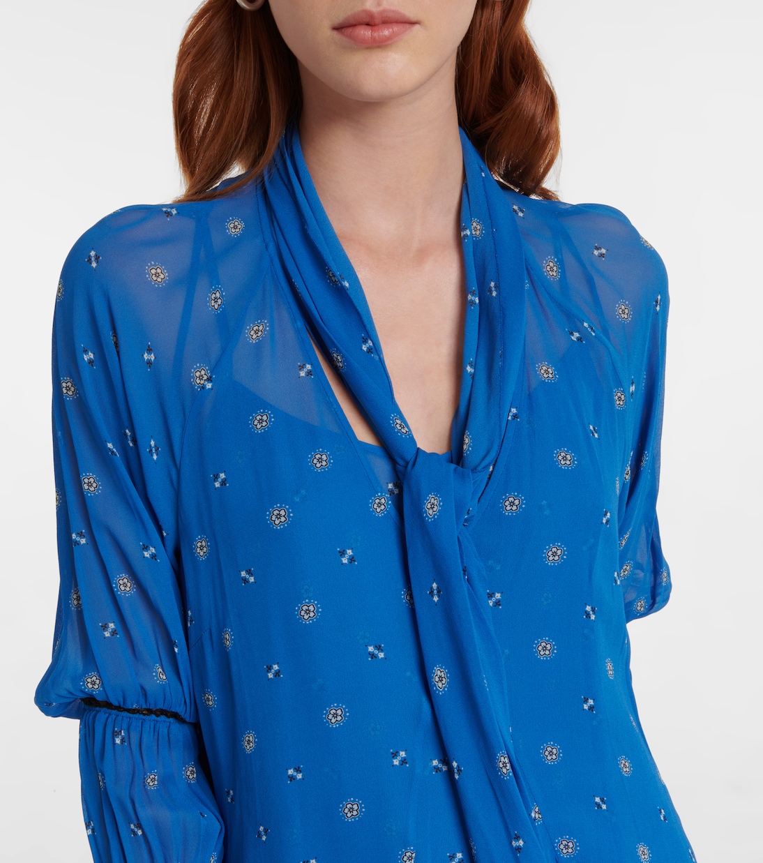 Minikleid Something Blue aus Georgette | Dorothee Schumacher