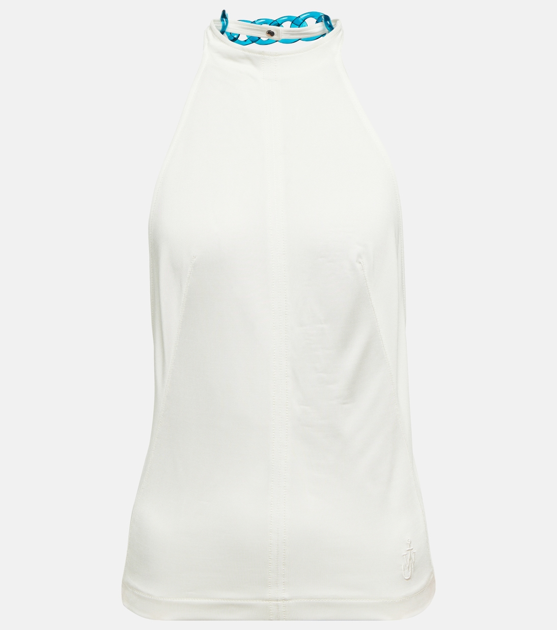 Chain-embellished halterneck top | JW Anderson