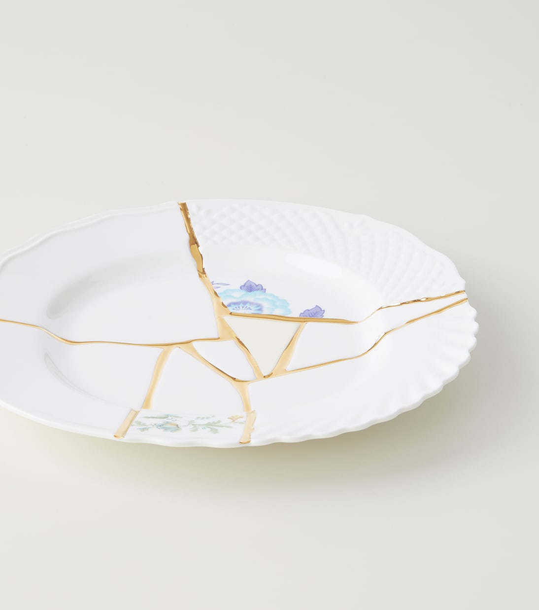 Piatto piano Kintsugi by Marcantonio Raimondi Malerba | Seletti