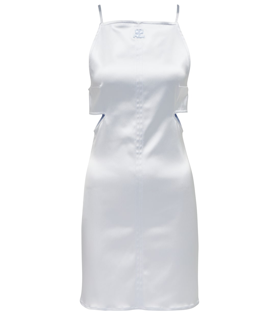 Miniabito in raso con cut-out | Courrèges