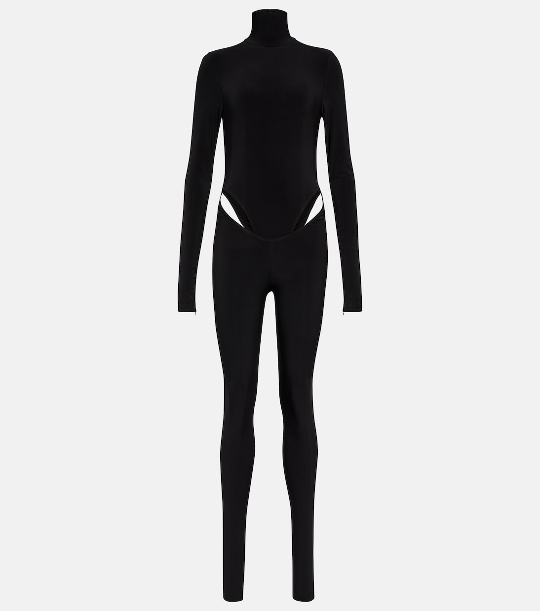 Cutout turtleneck jumpsuit | LaQuan Smith