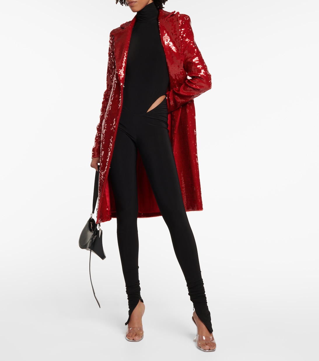 Cutout turtleneck jumpsuit | LaQuan Smith