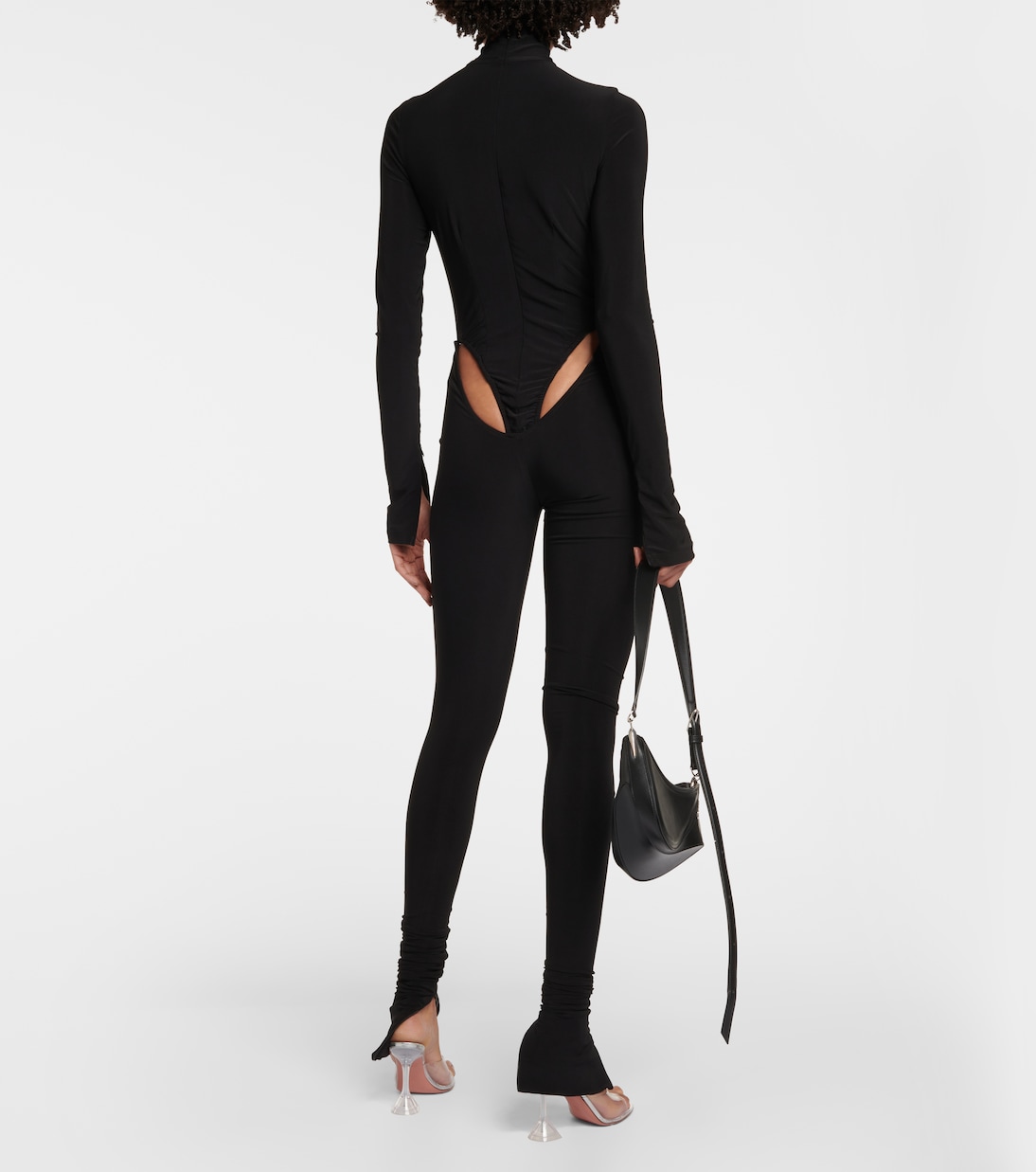 Cutout turtleneck jumpsuit | LaQuan Smith