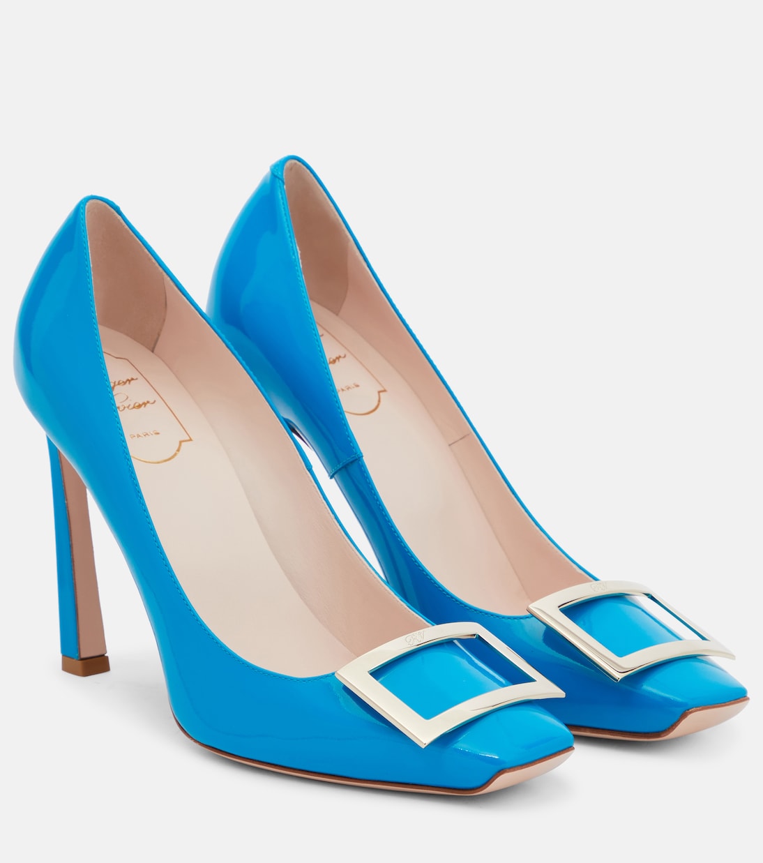 Belle Vivier patent leather platform pumps | Roger Vivier