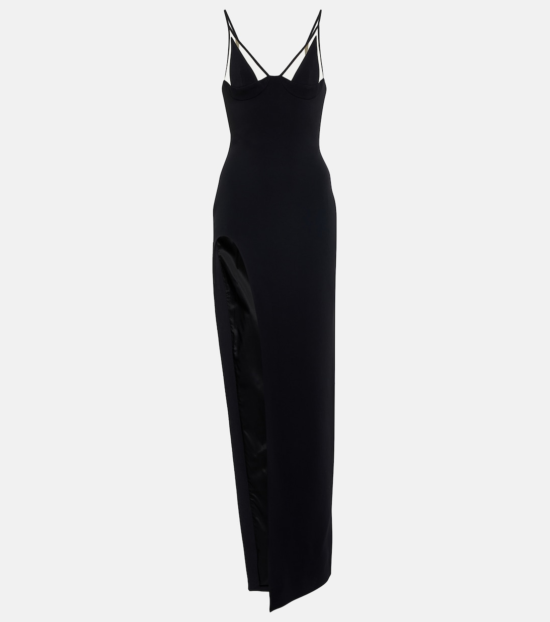 Mesh-paneled gown | David Koma