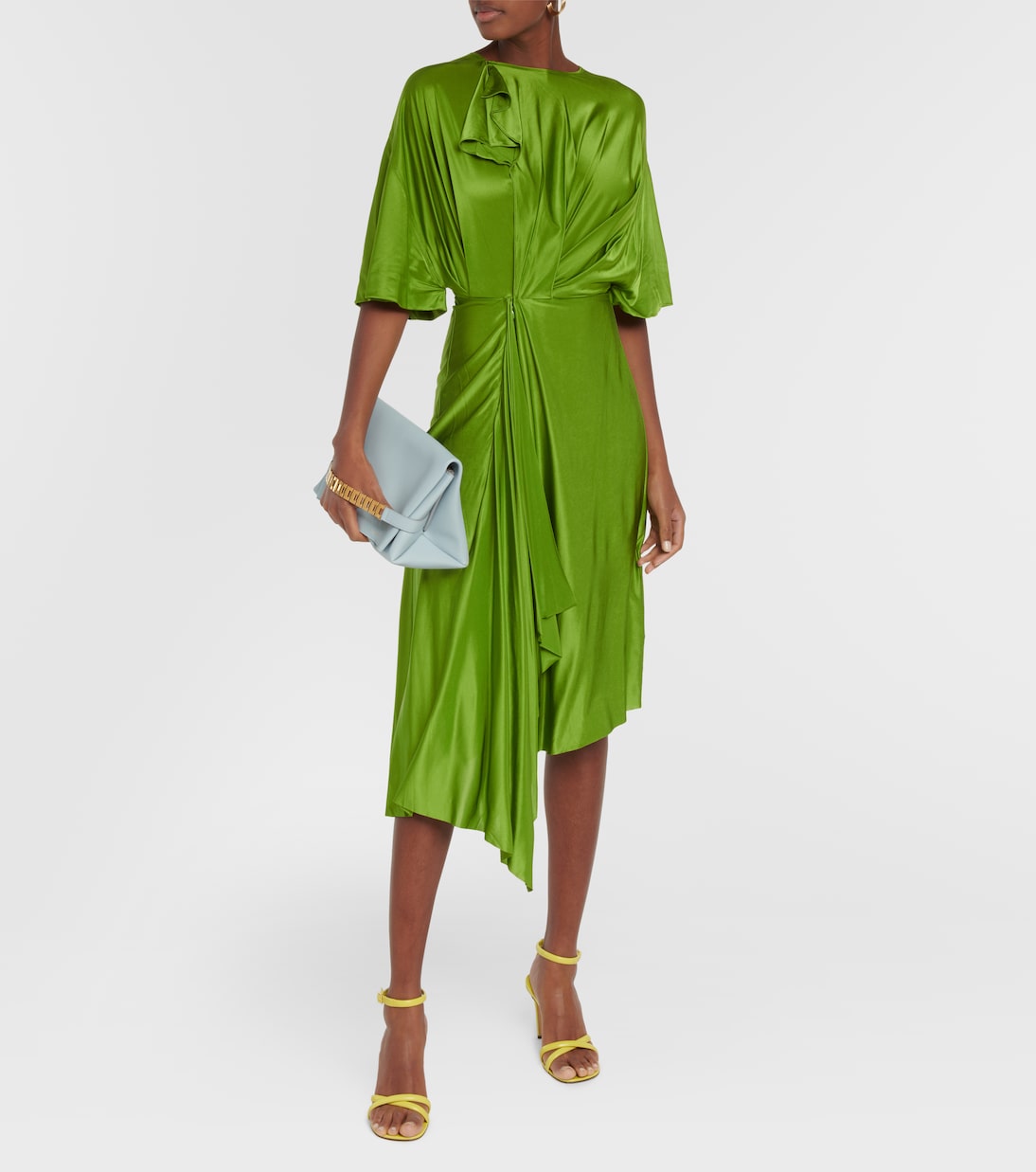 Abito midi in raso | Victoria Beckham