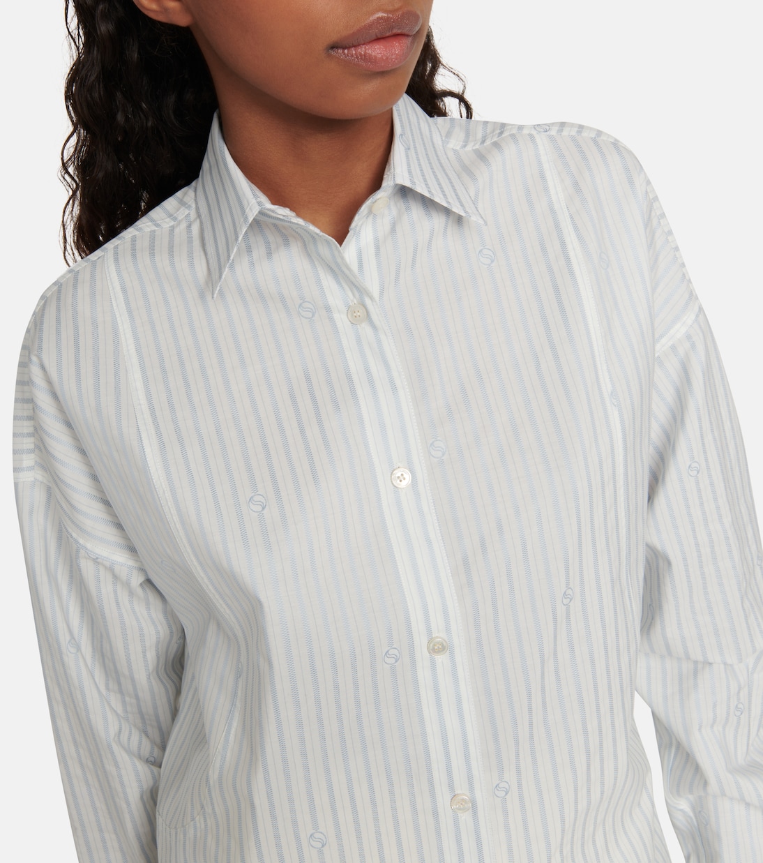 S-Wave striped jacquard shirt | Stella McCartney