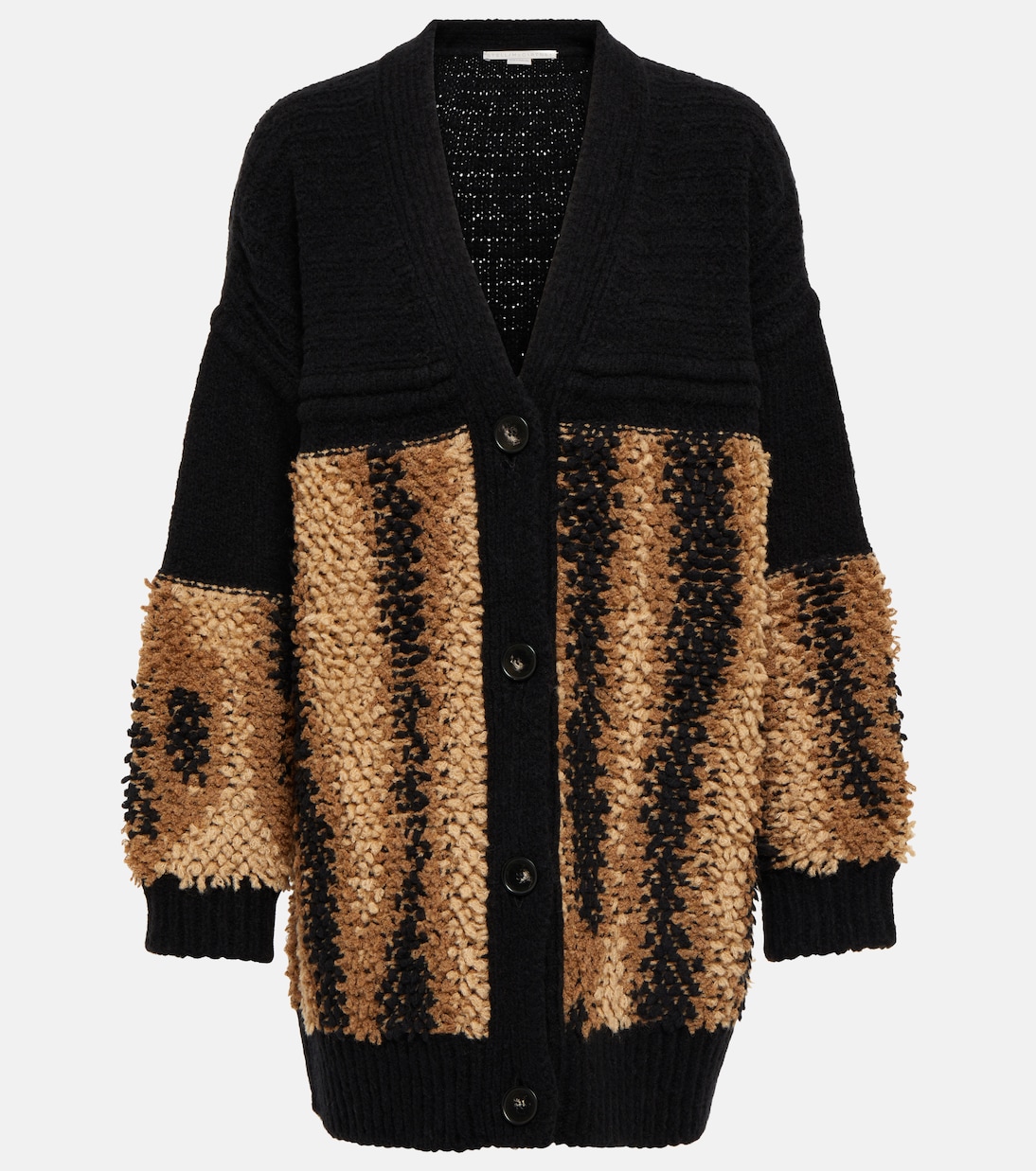 Cárdigan de jacquard en mezcla de lana | Stella McCartney