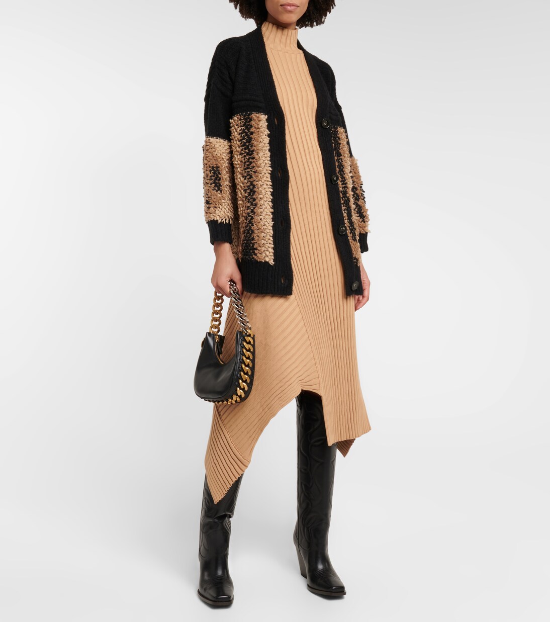 Cárdigan de jacquard en mezcla de lana | Stella McCartney