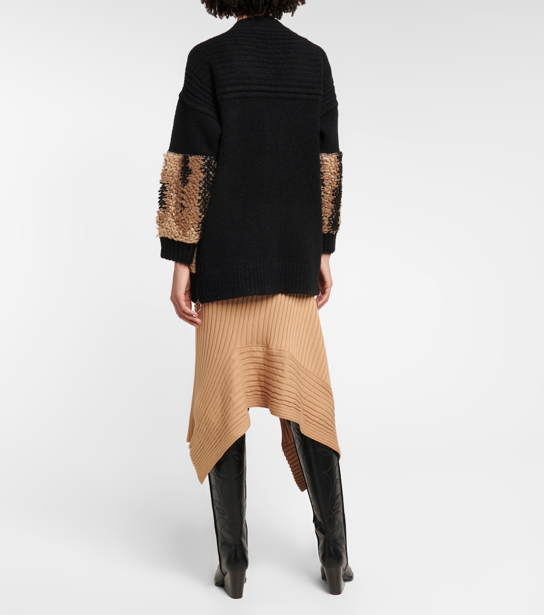 Cárdigan de jacquard en mezcla de lana | Stella McCartney