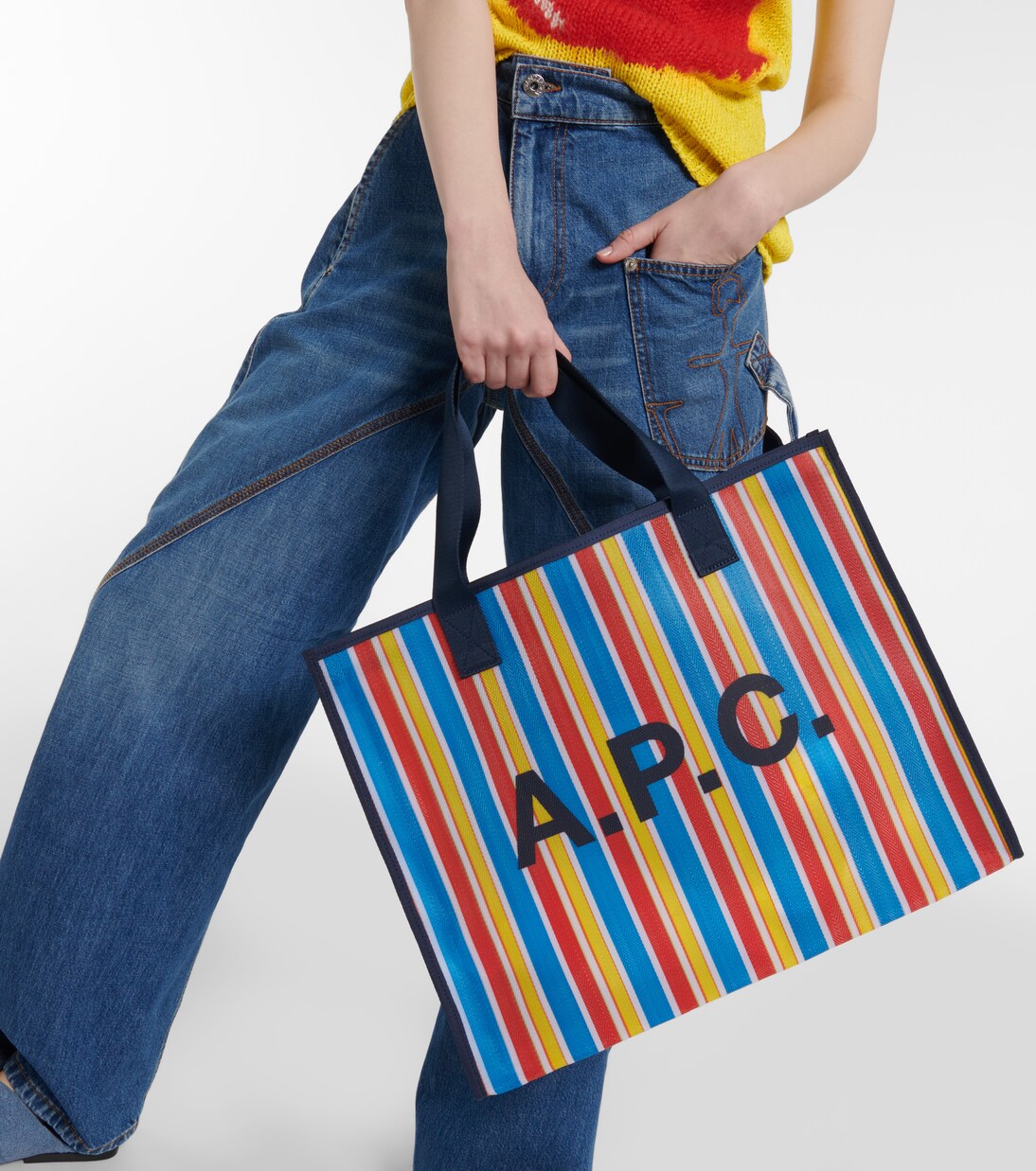 Borsa Johanna a righe | A.P.C.