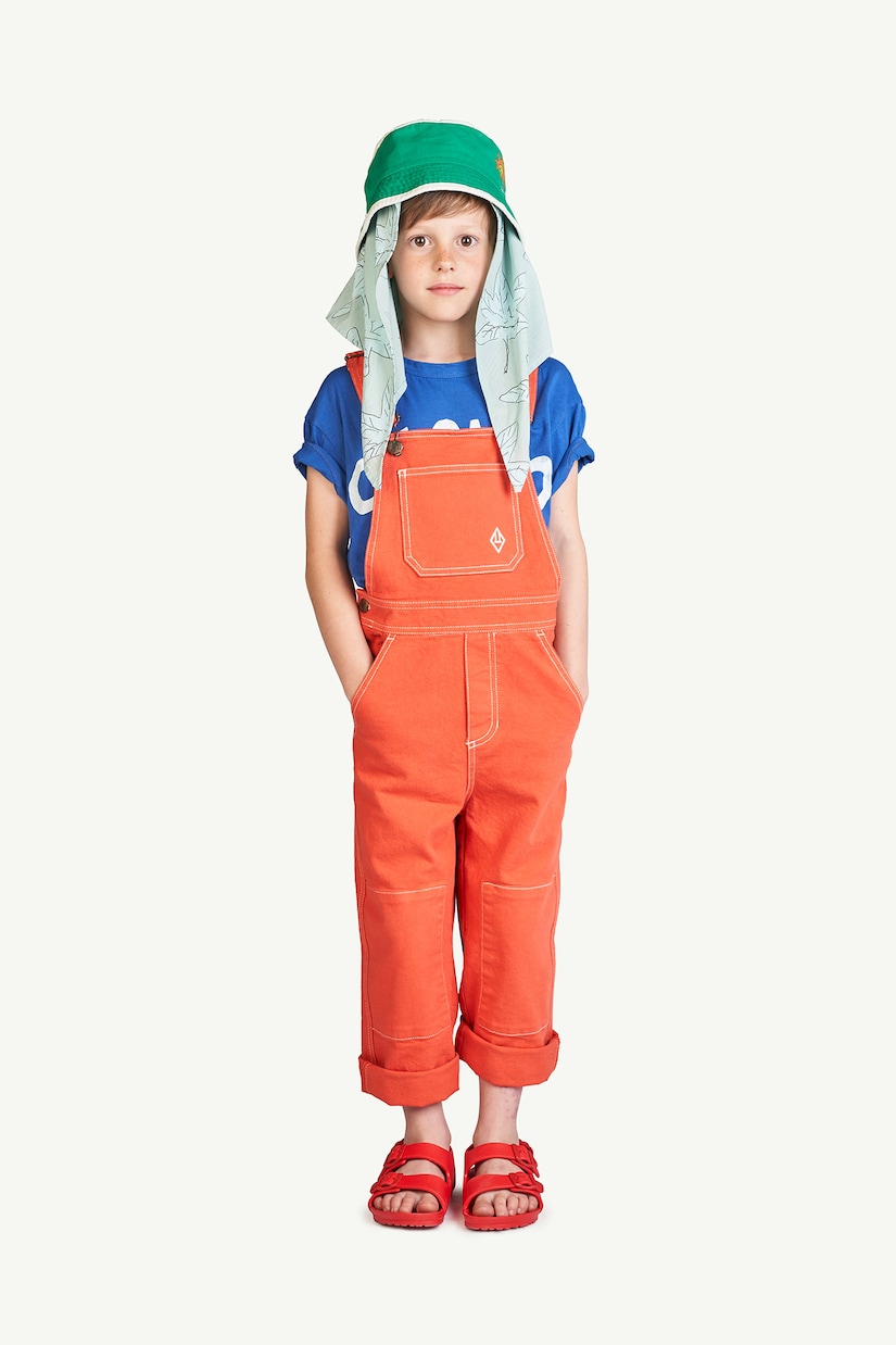 Mule logo denim overalls | The Animals Observatory